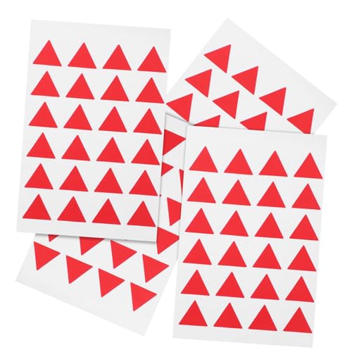 HOUDERCO 288 Stück Selbstklebende Rote Dreieck Label Aufkleber aus Papier Markierungsaufkleber für Büro Schule und Zuhause Vielseitige Indikator Sticker zum Beschriften und Planen HOUDERCO 288 Stück Selbstklebende Rote Dreieck Label Aufkleber aus Papier Markierungsaufkleber für Büro Schule und Zuhause Vielseitige Indikator Sticker zum Beschriften und Planen von HOUDERCO