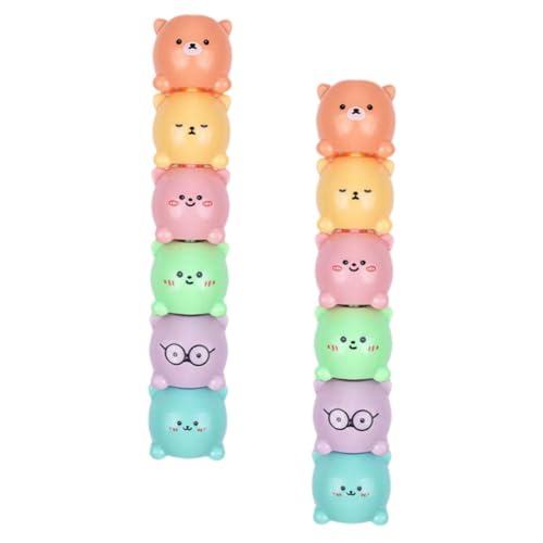 HOUDERCO 2Sätze Süße Bären Highlighter Stifte Stapelbare Marker für Kunst Scrapbooking und Schule für Erwachsene aus Hochwertigem Material Ergonomisch Gestaltet HOUDERCO 2Sätze Süße Bären Highlighter Stifte Stapelbare Marker für Kunst Scrapbooking und Schule für Erwachsene aus Hochwertigem Material Ergonomisch Gestaltet von HOUDERCO