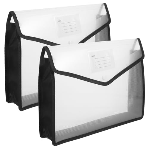HOUDERCO 2Stücke Dokumenten Organizer Tasche Wasserdichter Datei Halter für Wichtige Dokumente Praktische Aufbewahrungstasche für Männer und Frauen für Zertifikate von HOUDERCO