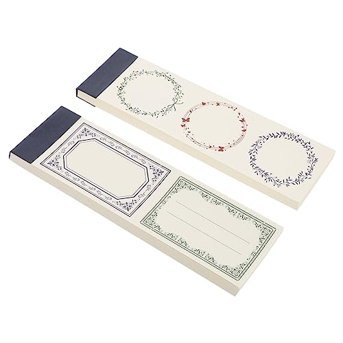 HOUDERCO 2Stücke Effizienz Notizblöcke Mini Notizhefte für Büro Schule und Zuhause für Persönliche Notizen mit Hochwertigem Papiermaterial für Optimale Schreibqualität von HOUDERCO