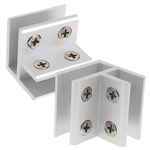 HOUDERCO 2Stücke Glasregalhalterung Klemme für Abgewinkelte Möbelklemme für Balustrade und Langlebig und Rostbeständig HOUDERCO 2Stücke Glasregalhalterung Klemme für Abgewinkelte Möbelklemme für Balustrade und Langlebig und Rostbeständig von HOUDERCO
