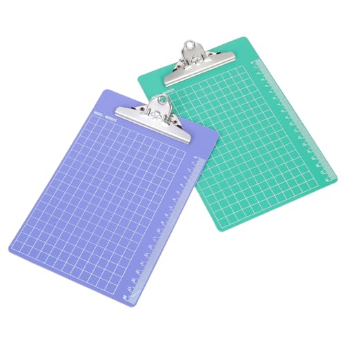 HOUDERCO 2Stücke Klemmbrett für Medizinische Aufzeichnungen Stabil und Langlebig für und Büro mit Robustem Clip für Sicheres Schreiben und Notizen von HOUDERCO