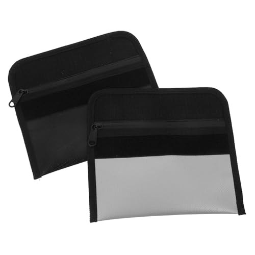 HOUDERCO 2Stücke Reißverschluss Aktentasche für Wichtige Unterlagen Multifunktionale Organizer für Zuhause und Büro Hitzebeständig und Sicher von HOUDERCO