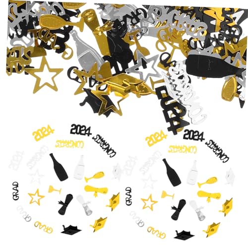 HOUDERCO 2Taschen Abschluss Konfetti Tischdekoration für Graduation Partys Lustige Streudeko für Feierlichkeiten und Bastelprojekte HOUDERCO 2Taschen Abschluss Konfetti Tischdekoration für Graduation Partys Lustige Streudeko für Feierlichkeiten und Bastelprojekte von HOUDERCO