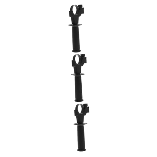 HOUDERCO 3 Stück Einstellbarer für Elektrohämmer Austauschbarer Griff für Schlagbohrmaschinen Ergonomisches Design Installieren Langlebiges Kunststoffmaterial Praktische von HOUDERCO