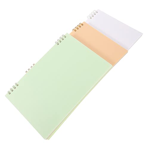 HOUDERCO 3 Stück Teiliges Spiralnotizbuch Minimalistisches Design Langlebiges Kunststoffcover Linierte Notizbuch für Büro Schule Studenten und Reisen HOUDERCO 3 Stück Teiliges Spiralnotizbuch Minimalistisches Design Langlebiges Kunststoffcover Linierte Notizbuch für Büro Schule Studenten und Reisen von HOUDERCO