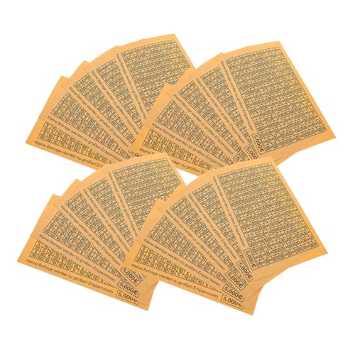 HOUDERCO 30 Blatt Euro Sparchallenge Aufkleber Teilig Zahlen Sticker für Spardose zum Sparziel Markieren Wiederablösbar Einfach Anzubringen DIY Sparbox für Besondere Anlässe und Geschenke von HOUDERCO