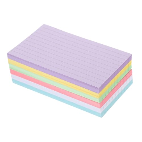 HOUDERCO 300 Blatt Bunte Indexkarten Notizkarten für Büro Lernen Vielseitige Notizblätter für To Do Listen Vokabeln Erinnerungen Farben für Planung HOUDERCO 300 Blatt Bunte Indexkarten Notizkarten für Büro Lernen Vielseitige Notizblätter für To Do Listen Vokabeln Erinnerungen Farben für Planung von HOUDERCO