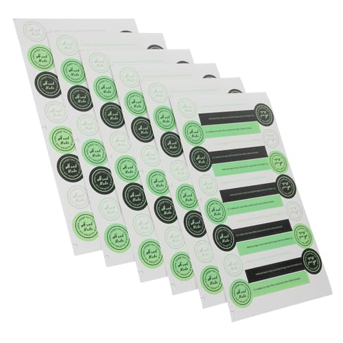 HOUDERCO 30Blätter Selbstklebende Dichtungsaufkleber für Backwaren und Verpackungen Vielseitige Versiegelungsaufkleber Praktischer für Geschenktüten Boxen von HOUDERCO