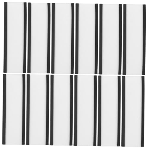 HOUDERCO 30Stücke Magnetische Etikettenhalter für Regale Praktischer Kanal Etikettenhalter für Lagerverwaltung Installieren Entfernen für Maschinen von HOUDERCO