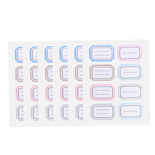 HOUDERCO 36 Blatt Selbstklebende Beschriftungsaufkleber Bunte Handgeschriebene Etiketten für Gläser und Container zur Organisation und Klassifizierung Langlebig und Einfach Anzuwenden HOUDERCO 36 Blatt Selbstklebende Beschriftungsaufkleber Bunte Handgeschriebene Etiketten für Gläser und Container zur Organisation und Klassifizierung Langlebig und Einfach Anzuwenden von HOUDERCO