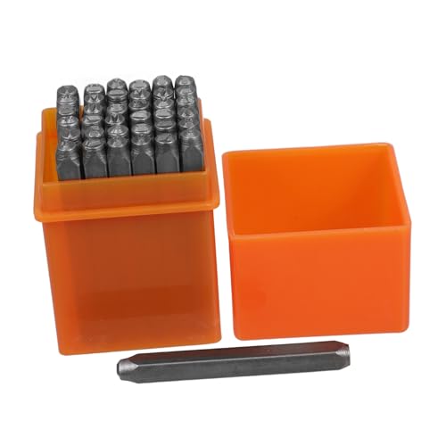 HOUDERCO 37 Stück Teiliges Stempelset für Zahlen und Buchstaben Metallstempel für Holz Kunststoff und PU Diy Werkzeug für Kreative Projekte und Personalisierungen HOUDERCO 37 Stück Teiliges Stempelset für Zahlen und Buchstaben Metallstempel für Holz Kunststoff und PU Diy Werkzeug für Kreative Projekte und Personalisierungen von HOUDERCO