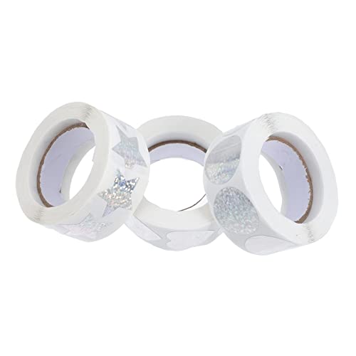 HOUDERCO 3Rollen Herz Aufkleber Selbstklebend Bunte DIY Dichtaufkleber für Hochzeitsgeschenke Geschenkpakete und Versiegelungen für Romantische Anlässe und Kreative Dekorationen von HOUDERCO