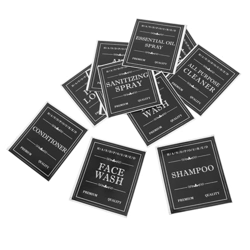 HOUDERCO 3Sätze Wasserfeste Aufkleber für Shampoo und Lotion Flaschen Etiketten für Badezimmerprodukte Teiliges zur Organisation von Pflegeprodukten HOUDERCO 3Sätze Wasserfeste Aufkleber für Shampoo und Lotion Flaschen Etiketten für Badezimmerprodukte Teiliges zur Organisation von Pflegeprodukten von HOUDERCO