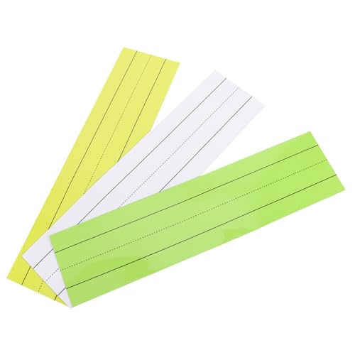 HOUDERCO 3Stücke Magnetische Schreibstreifen Trocken Abwischbare Etiketten für Whiteboard Stark Haftend für Notizen Unterricht Bürobedarf Langlebig und Vielseitig Einsetzbar von HOUDERCO