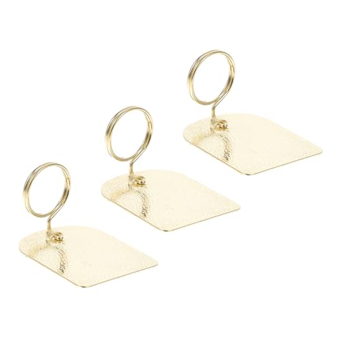 HOUDERCO Metall Preisschildhalter Klemmen 3 Stücke Robuste Tag Clips für Supermärkte Einfach Anbringbar Langlebig Transparent für Einzelhandel und Ausstellungen von HOUDERCO