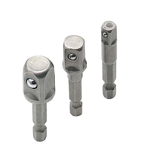 HOUDERCO 3Stücke Teiliges Verlängerungsbohrer Set Für Stecknüsse Sechskant Adapter Hochwertige Verlängerung Für Bohrer Und Schlagschrauber Einfach Zu Bedienen von HOUDERCO