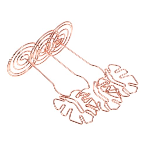 HOUDERCO 3Stücke Tischkartenhalter aus Metall im Monstera Design Tischnummernhalter für Hochzeiten Restaurants und Partys Vielseitiger Foto und Menüständer Roségold HOUDERCO 3Stücke Tischkartenhalter aus Metall im Monstera Design Tischnummernhalter für Hochzeiten Restaurants und Partys Vielseitiger Foto und Menüständer Roségold von HOUDERCO