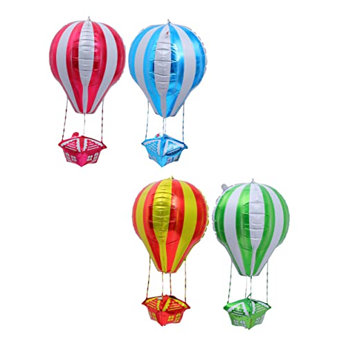 HOUDERCO 4 Pcs Ballon Aufblasbare Aluminiumfolie HOUDERCO 4 Pcs Ballon Aufblasbare Aluminiumfolie von HOUDERCO