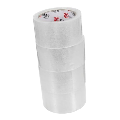 HOUDERCO 4 Rollen Verpackungsband Transparent Hochleistungs Klebeband für Sicheres Versenden und Verpacken von Kartons Breit Optimal für Industrielle Anwendungen von HOUDERCO