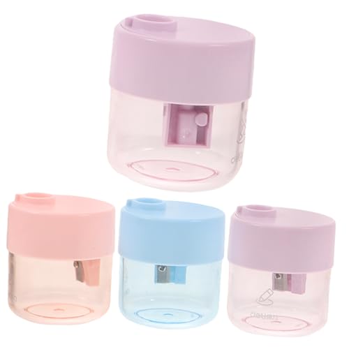 HOUDERCO 4 STÜCKE Tragbare Bleistiftspitzer Handgehaltene Anspitzer für Schüler für Schule Büro und Zuhause für Junge Mädchen und Künstler Leicht und Zufällige Farbe Zufällige Farbe HOUDERCO 4 STÜCKE Tragbare Bleistiftspitzer Handgehaltene Anspitzer für Schüler für Schule Büro und Zuhause für Junge Mädchen und Künstler Leicht und Zufällige Farbe Zufällige Farbe von HOUDERCO
