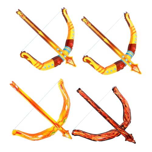 HOUDERCO 4 Sätze Bogenförmige Ballon Dekorationen aus Aluminiumfolie Teiliges für Kinderfestivals und Partys Kreative Foto Requisiten Bunten Designs Krone Flamme Rotes von HOUDERCO