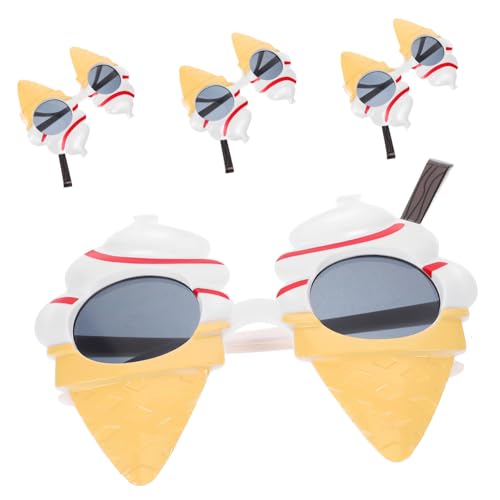 HOUDERCO 4 Stück Eisgläser Neuartige Partybrille Sommer-strandbrille Erwachsene Partybrille Foto-Requisite Für Geburtstagsparty Plastikgläser Brillen Für Das Festival Abs HOUDERCO 4 Stück Eisgläser Neuartige Partybrille Sommer-strandbrille Erwachsene Partybrille Foto-Requisite Für Geburtstagsparty Plastikgläser Brillen Für Das Festival Abs von HOUDERCO