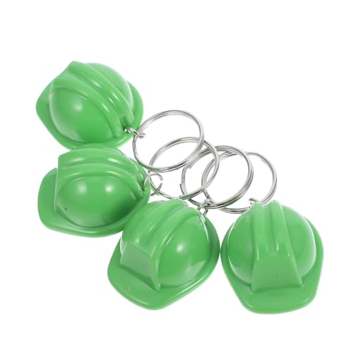 HOUDERCO 4 Stück Miniaturisierte Bauarbeiter Schlüsselanhänger Leichtgewichtige Vielseitige für Bauprojekte Partys und Einzigartige Geschenkidee für Bauarbeiter Fans von HOUDERCO