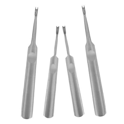 HOUDERCO 4 Stück Teiliges Lederkanten Skiving Werkzeugset Grooving und Trimmwerkzeug für Diy Lederarbeiten Vielseitig Einsetzbar für Heim und Bauprojekte Einfache Handhabung und Effiziente von HOUDERCO