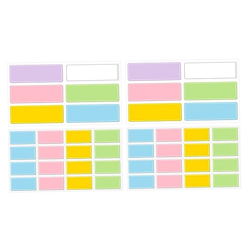 HOUDERCO 40Blätter Klassifizierungsaufkleber Selbstklebende Farbige Etiketten für Home Office und Organisation Handschriftlich Beschriftbar Große Kleine HOUDERCO 40Blätter Klassifizierungsaufkleber Selbstklebende Farbige Etiketten für Home Office und Organisation Handschriftlich Beschriftbar Große Kleine von HOUDERCO