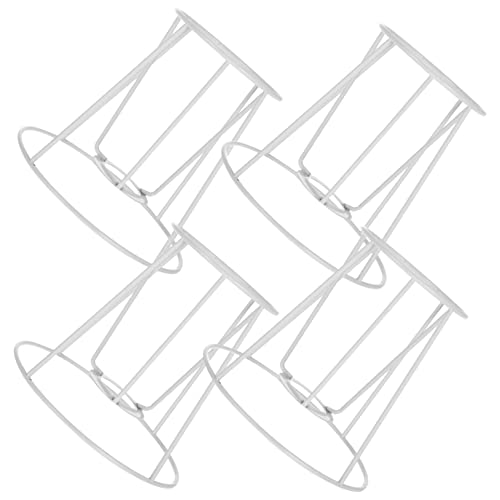HOUDERCO 4Stücke Lampenschirmhalterung Eisen Teiliges Verjüngter Lampenschirmrahmen für DIY Tischlampen für Fassung Stabil und Leicht für Verschiedene HOUDERCO 4Stücke Lampenschirmhalterung Eisen Teiliges Verjüngter Lampenschirmrahmen für DIY Tischlampen für Fassung Stabil und Leicht für Verschiedene von HOUDERCO