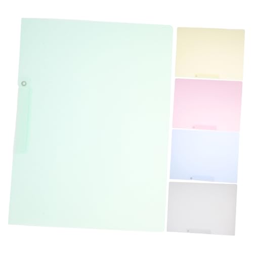 HOUDERCO 5 Stück Transparente Dokumentenmappe Teiliges mit Clip Stange für Schule und Büro zur Aufbewahrung von Unterlagen Heften und Präsentationen HOUDERCO 5 Stück Transparente Dokumentenmappe Teiliges mit Clip Stange für Schule und Büro zur Aufbewahrung von Unterlagen Heften und Präsentationen von HOUDERCO