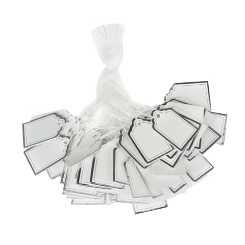 HOUDERCO 500 Stück Kleine Preisschilder aus Papier Aufhängen Schmuck und Geschenkanhänger Beschreibbare Blanko Etiketten für Schmuck Uhren Kleidung für Laden und Zufällige Zufällige Farbe HOUDERCO 500 Stück Kleine Preisschilder aus Papier Aufhängen Schmuck und Geschenkanhänger Beschreibbare Blanko Etiketten für Schmuck Uhren Kleidung für Laden und Zufällige Zufällige Farbe von HOUDERCO
