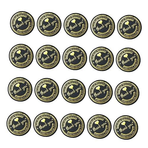 HOUDERCO 500Stücke Selbstklebende Goldene Stempeldesign Siegelaufkleber für DIY Taschen und Verpackungen Etiketten für Süßigkeiten und Backwaren HOUDERCO 500Stücke Selbstklebende Goldene Stempeldesign Siegelaufkleber für DIY Taschen und Verpackungen Etiketten für Süßigkeiten und Backwaren von HOUDERCO