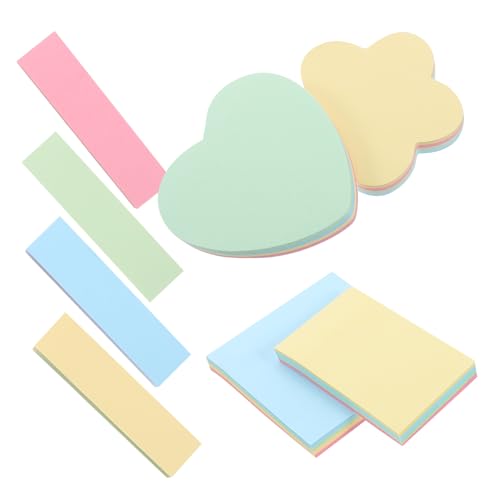 HOUDERCO 500Stücke Selbstklebende Notizaufkleber Bunte Memo Sticker für Büro Schule und Zuhause Praktische Notizblöcke für To Do Listen und Erinnerungen für Täglichen von HOUDERCO
