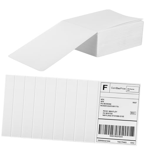 HOUDERCO 500Stücke Thermoetiketten Für Etikettendrucker Selbstklebende Nachfüllpackungen Für Versand Und Adressetikettierung Kompatibel Mit Gängigen Thermodruckern von HOUDERCO