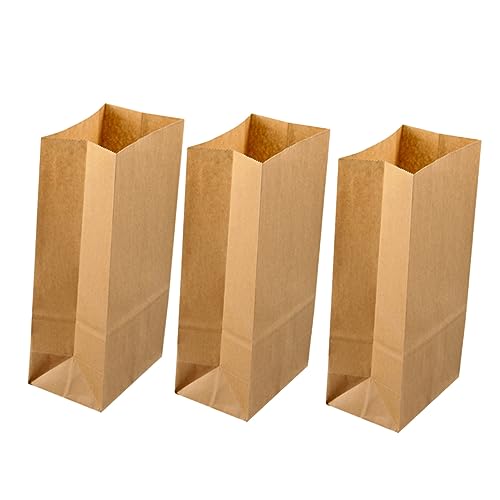 HOUDERCO 50Stücke Kraftpapier Frühstücksbeutel mit Quadratischem Papiertüten für Süßigkeiten Backwaren und Partybedarf Feiern und HOUDERCO 50Stücke Kraftpapier Frühstücksbeutel mit Quadratischem Papiertüten für Süßigkeiten Backwaren und Partybedarf Feiern und von HOUDERCO