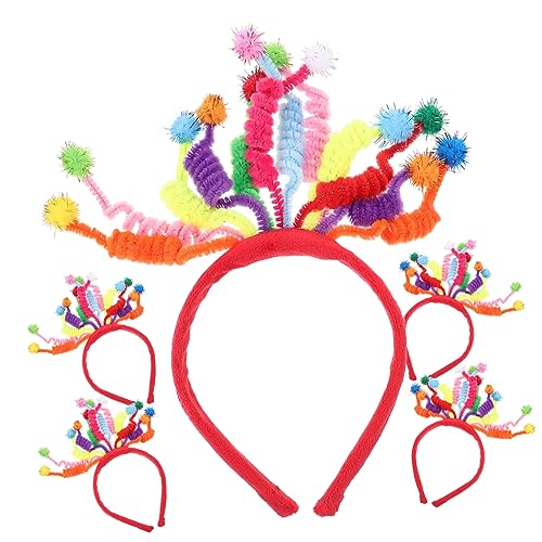 HOUDERCO 5St süßes Fellknäuel-Stirnband Einhorn-Partybevorzugung Federbommel-Kopfbedeckung haircharm fasching haarschmuck Haarband geburtstagsdeko Haarreifen für Mädchen Party-Kopfbedeckung HOUDERCO 5St süßes Fellknäuel-Stirnband Einhorn-Partybevorzugung Federbommel-Kopfbedeckung haircharm fasching haarschmuck Haarband geburtstagsdeko Haarreifen für Mädchen Party-Kopfbedeckung von HOUDERCO