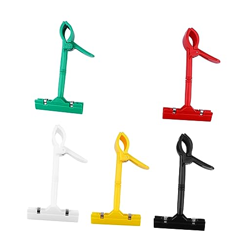 HOUDERCO 5Stücke Verstellbare Clip Halter für Preisschilder für Supermärkte Geschäfte und Verkaufsstellen Einfach zu Montieren Langlebig und Vielseitig von HOUDERCO