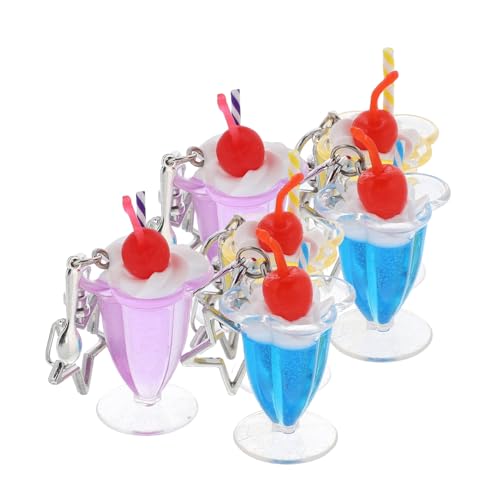 HOUDERCO 6 Stück Süßer Mit Anhänger, Eisbecher, - Und Stern, Für Rucksack, Handtasche, , Zubehör, Geeignet Für Besondere HOUDERCO 6 Stück Süßer Mit Anhänger, Eisbecher, - Und Stern, Für Rucksack, Handtasche, , Zubehör, Geeignet Für Besondere von HOUDERCO