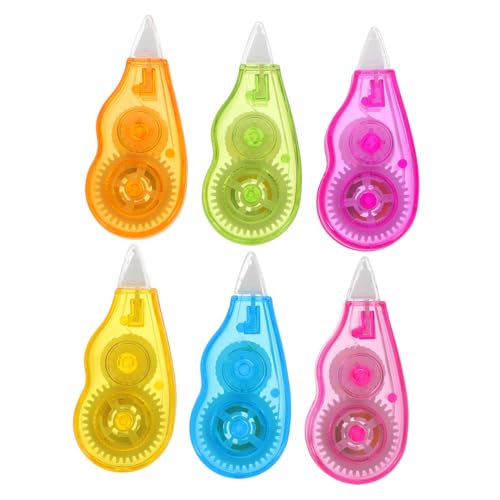 HOUDERCO 6 Stück Teiliges Korrekturband Praktisch Ergonomisch Abs Material Schnelltrocknend Vielseitig für Schule Büro Schreiben und Basteln Geeignet HOUDERCO 6 Stück Teiliges Korrekturband Praktisch Ergonomisch Abs Material Schnelltrocknend Vielseitig für Schule Büro Schreiben und Basteln Geeignet von HOUDERCO