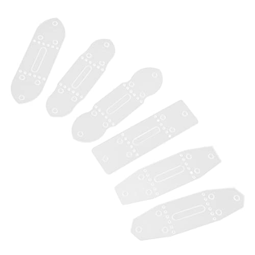 HOUDERCO 6Stücke Teiliges Gürtelschnalle Lochschablonen Stanzform für DIY Gürtelherstellung Einfach zu Bedienen und Langlebig für Designer und HOUDERCO 6Stücke Teiliges Gürtelschnalle Lochschablonen Stanzform für DIY Gürtelherstellung Einfach zu Bedienen und Langlebig für Designer und von HOUDERCO