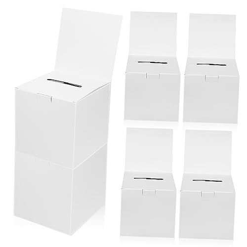 HOUDERCO 6Stücke Wahlurnen für Veranstaltungen Faltbare Geschenkboxen Aufbewahrbare Kartons Leicht Langlebig und Einfach zu Montieren für Verlosungen und Hochzeiten HOUDERCO 6Stücke Wahlurnen für Veranstaltungen Faltbare Geschenkboxen Aufbewahrbare Kartons Leicht Langlebig und Einfach zu Montieren für Verlosungen und Hochzeiten von HOUDERCO