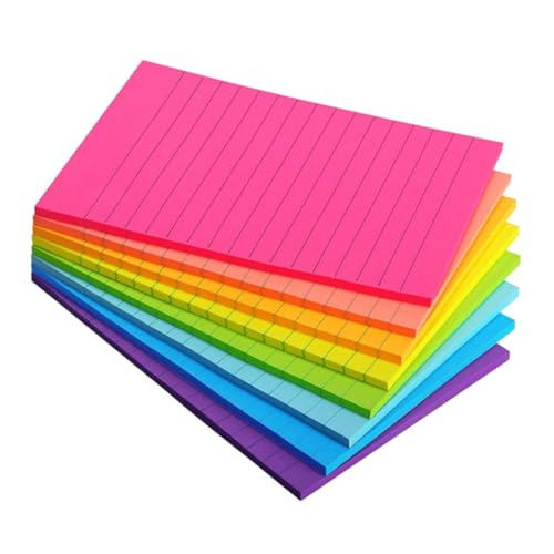 HOUDERCO 8Stücke Notizblöcke Dekorative Haftende Memo Tabs To Do Liste Kleine Notizblätter Verschiedenen für Büro Schule und Zuhause Stark Selbstklebend von HOUDERCO