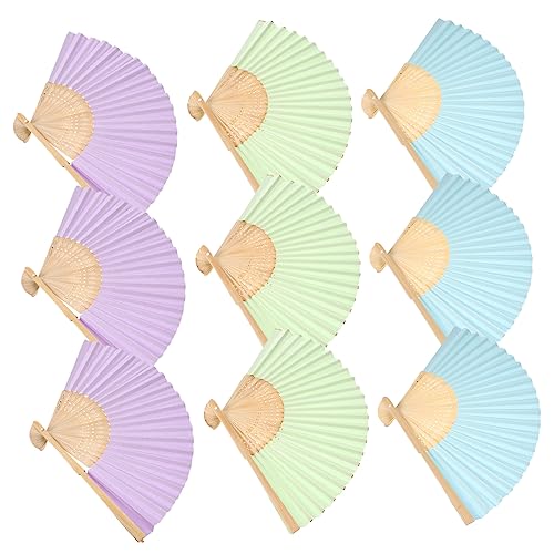 HOUDERCO 9 Stück Teiliges Diy Set Leere Faltfächer für Bastelfans aus Papier für Kreative Projekte für Junge Mädchen HOUDERCO 9 Stück Teiliges Diy Set Leere Faltfächer für Bastelfans aus Papier für Kreative Projekte für Junge Mädchen von HOUDERCO
