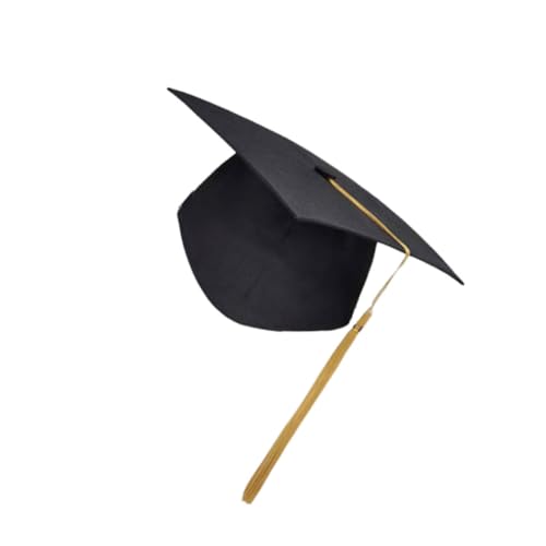 HOUDERCO Abschluss Doktorhut mit Gelber Quaste Doktorhut Graduation Party Deko für Abitur Bachelor Master und Promotionsfeier Souvenir für Studenten HOUDERCO Abschluss Doktorhut mit Gelber Quaste Doktorhut Graduation Party Deko für Abitur Bachelor Master und Promotionsfeier Souvenir für Studenten von HOUDERCO