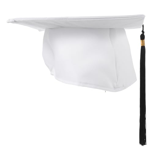 HOUDERCO Abschlussmütze aus Polyester für Graduation Doktorhut und Bachelor Hut für Abschlussfeiern und Fotos Leicht und Formbeständig Perfektes Partyzubehör für Unvergessliche HOUDERCO Abschlussmütze aus Polyester für Graduation Doktorhut und Bachelor Hut für Abschlussfeiern und Fotos Leicht und Formbeständig Perfektes Partyzubehör für Unvergessliche von HOUDERCO
