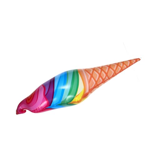 HOUDERCO Aufblasbare Eistüte Aus Foto Requisite Für Partys Eiskreme Dekoration Für Kindergeburtstage Und Thematische Feiern Lustiges Für Veranstaltungen von HOUDERCO
