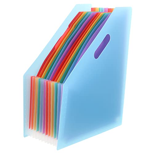 HOUDERCO Desktop Datei Organizer Erweiterbarer Papierdateihalter Große Kapazität Stilvoller Aktenordner Für Büro Und Zuhause Stabil Und Langlebig Für Tägliche von HOUDERCO
