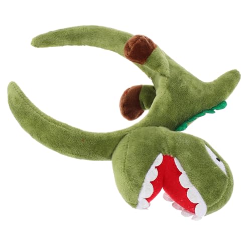 HOUDERCO Dinosaurier-stirnband, Cosplay, Niedliches Neuheits-stirnband, Dinosaurier-haarband, Party-kopfbedeckung von HOUDERCO
